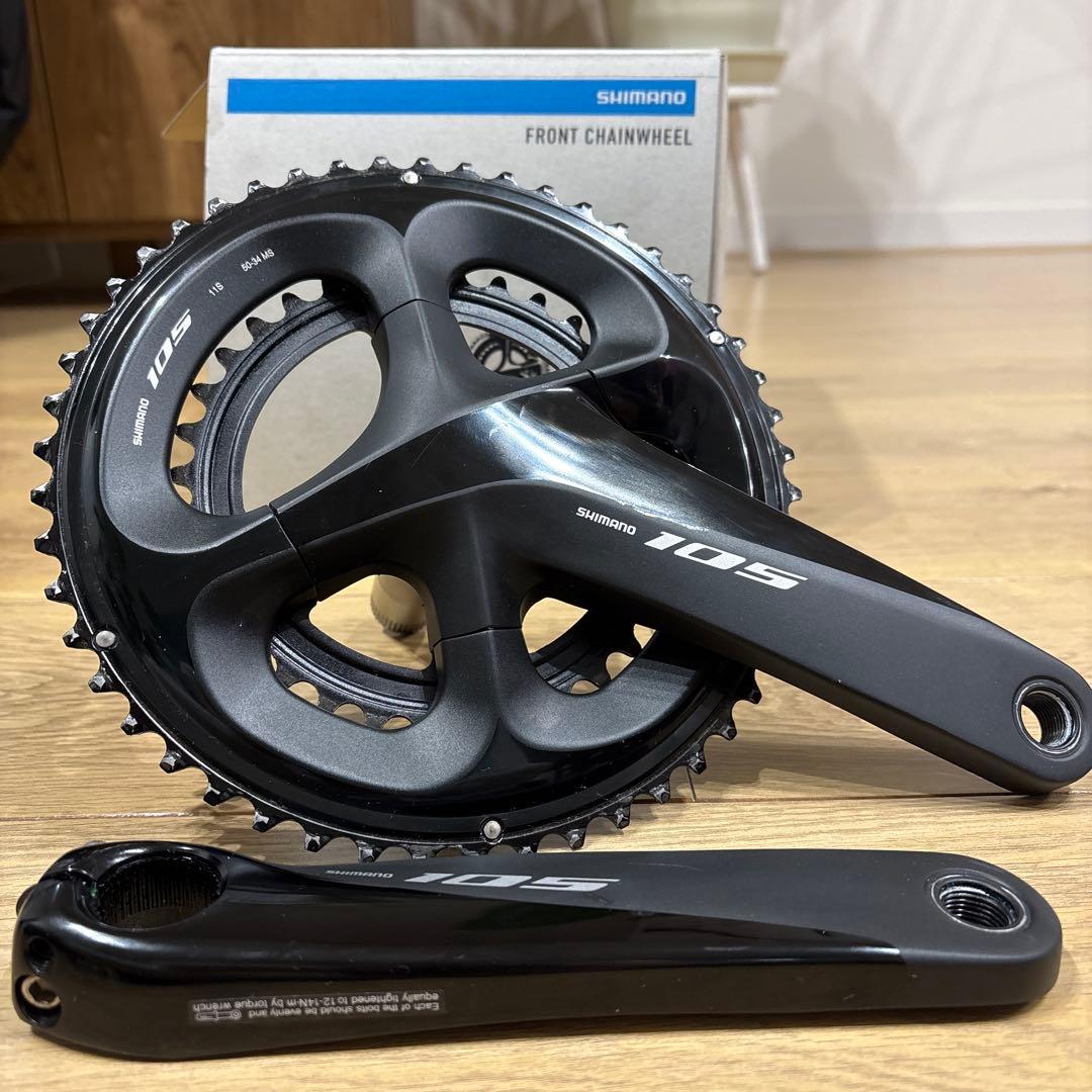 美品 SHIMANO 105 FC-R7000 165mm 50-34T