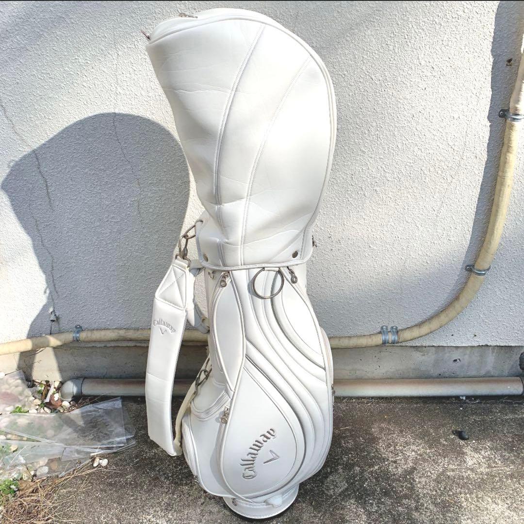 r*0様 【美品】キャロウェイCallaway＊キャディバッグ ゴルフバッグ　白