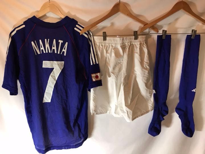 正規品 adidas日本代表「7」中田英寿Oユニフォームパンツソックス3点セット