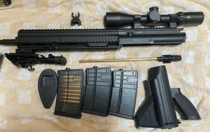 東京マルイ　次世代 電動ガン HK417 スナイパー仕様　新品カスタムパーツあり