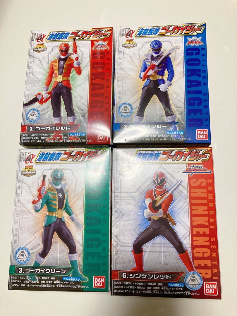 海賊戦隊　ゴーカイジャー　フィギュア　セット