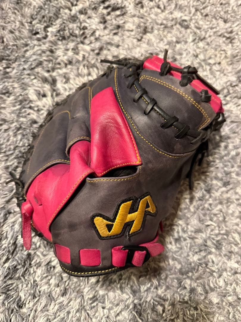 ま*ん様 本日限定 激安出品‼️ハタケヤマHATAKEYAMA 野球 ミット 軟