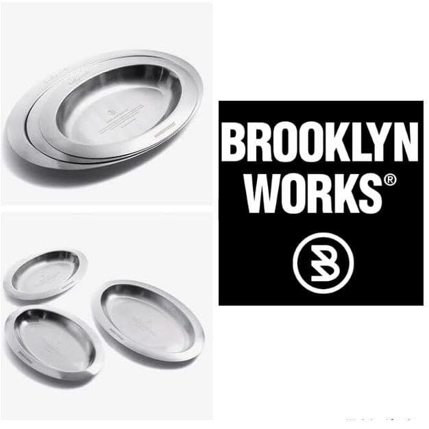 未使用：BROOKLYN WORKS ブルックリンワークス プレート 3枚セット