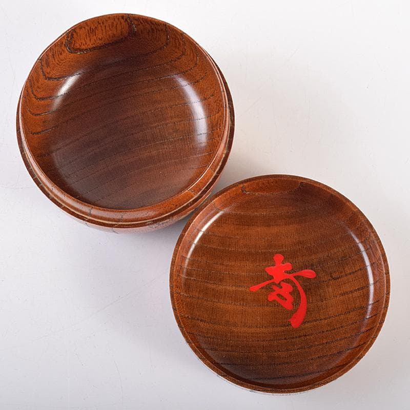 茶道具　雲錦蒔絵　木地棗　裏千家十一代精中宗室（玄々斎）極め箱　M　R7663