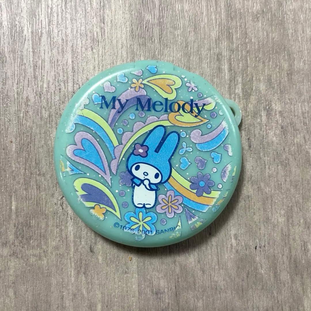 【希少】マイメロディー 平成レトロ ペイズリー柄 ミラー 埃取り