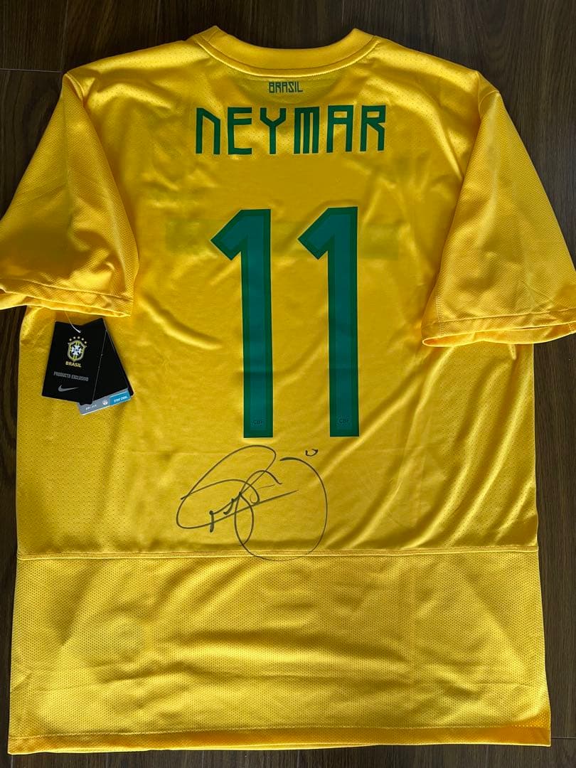 ネイマール 直筆サイン ブラジル代表 ユニフォーム オートグラフ 正規品 #11