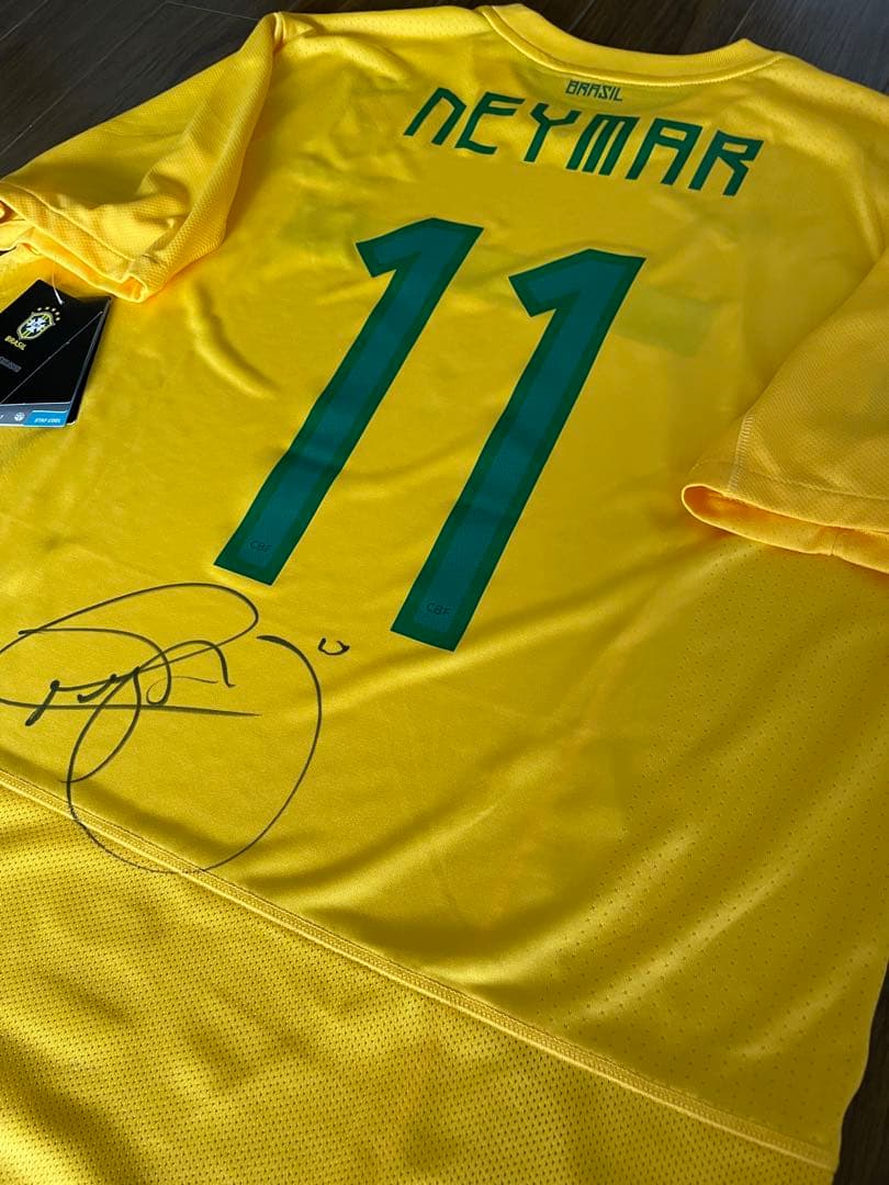ネイマール 直筆サイン ブラジル代表 ユニフォーム オートグラフ 正規品 #11