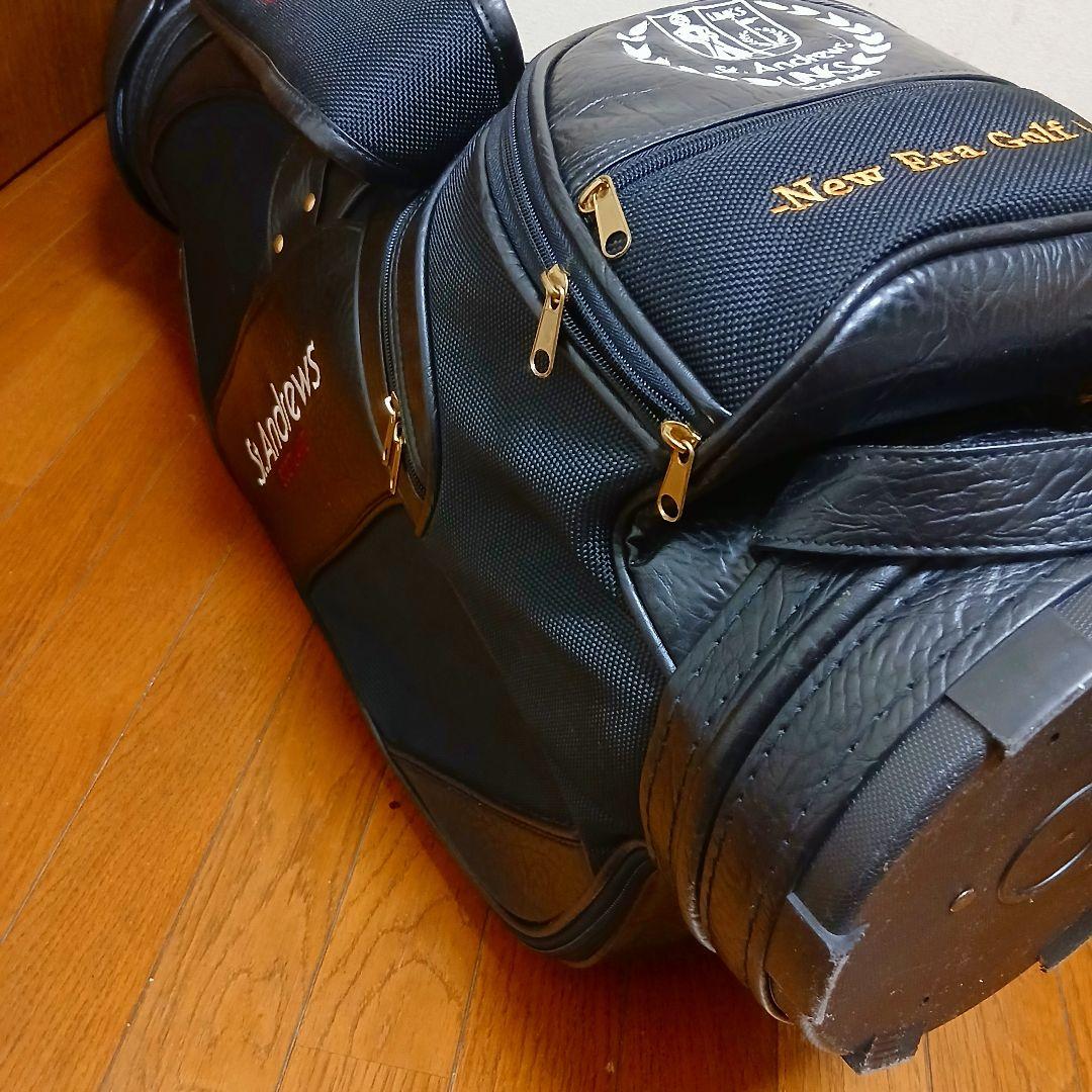 St.Andrews　セントアンドリュース　キャディバッグ 　ブラック　レザー