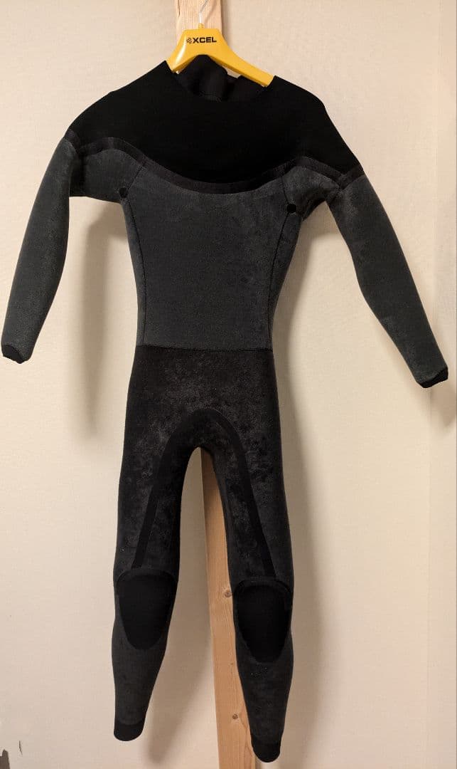 未使用 ウェットスーツ メンズ セミドライ 3mm L 裏起毛 XCEL 日本製