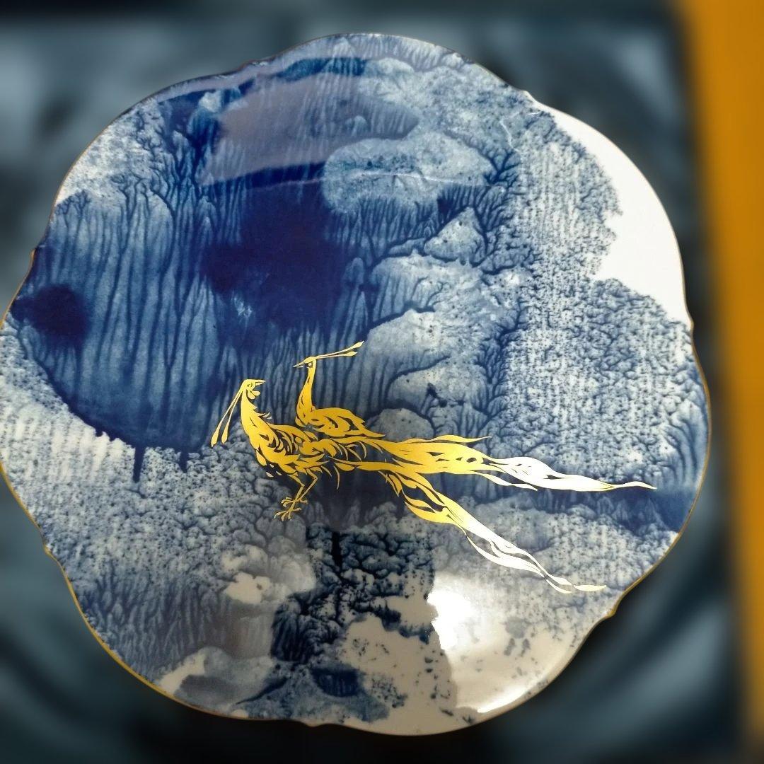 MEISSEN マイセン 1994年 イヤープレート 公園の風景