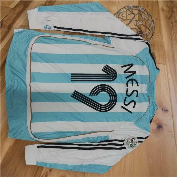 2006 アルゼンチン代表 19# メッシ 長袖 ユニフォーム