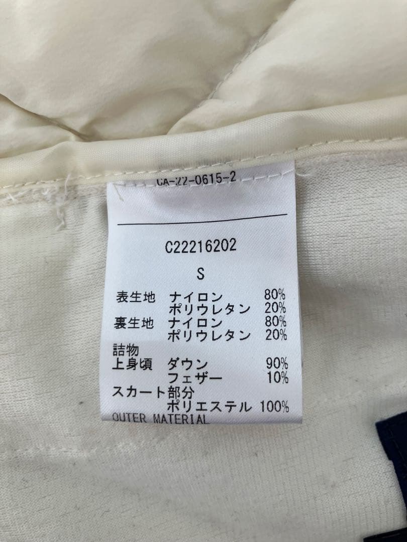 キャロウェイ　レディース　ロングベスト　ダウンベスト　中綿ベスト　ホワイト　白