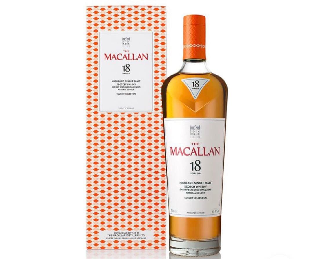 マッカラン　カラーコレクション　日本未販売　空港免税店限定18年 700ml