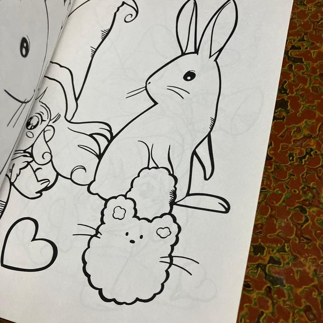 とんがり帽子のメモル　ぬりえ