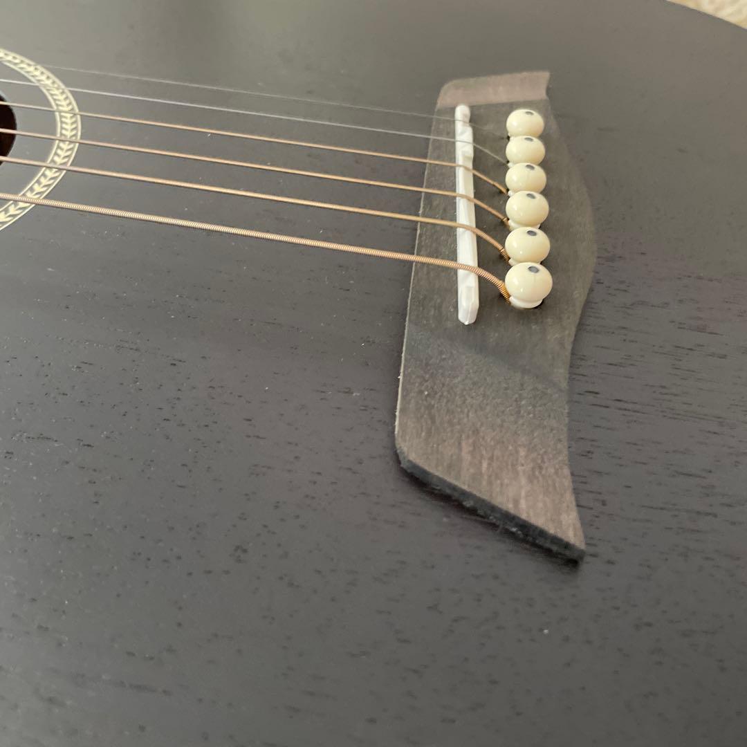 S.Yairi ミニギター　YM-02 ブラック　PU搭載