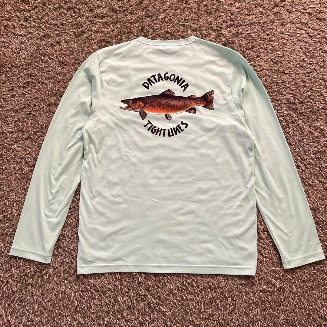 パタゴニア キャプリーンクールデイリーロングスリーブ フィッシュグラフィック