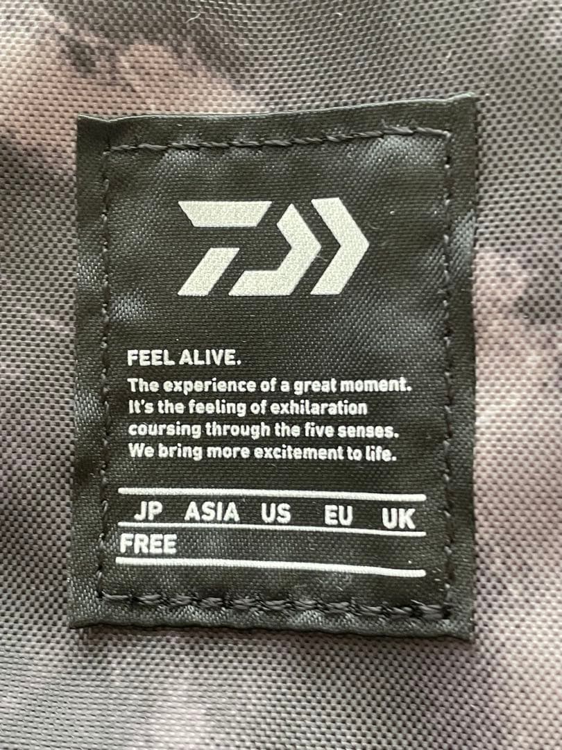 Daiwa ブラック/グレー ライフジャケット