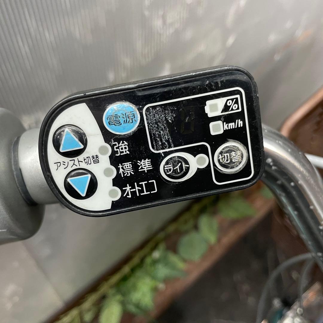 【9】電動自転車 ブリヂストン Assista ブルーグリーン系