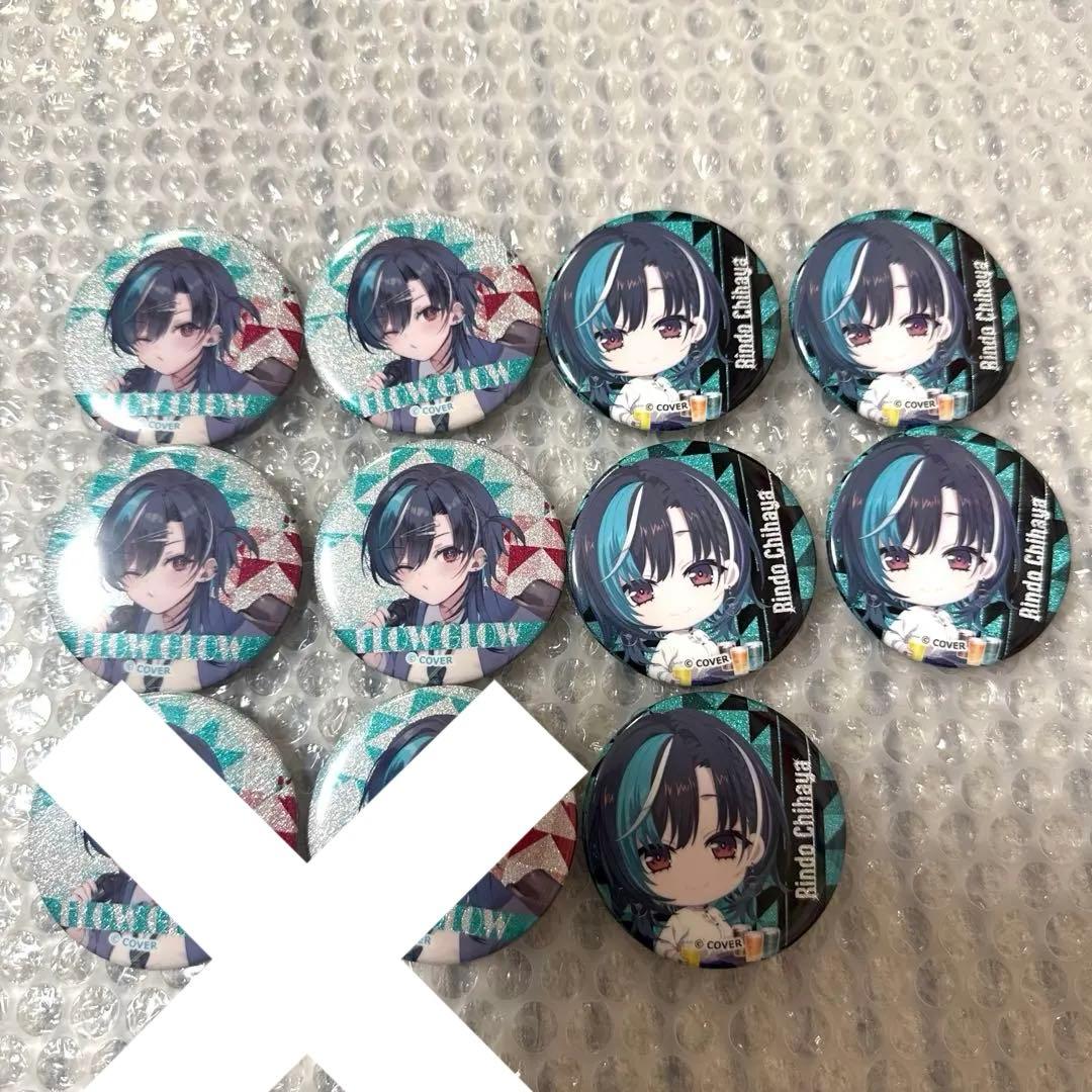 ホロライブ　FLOWGLOW　輪堂千速　缶バッジ　カラオケの鉄人