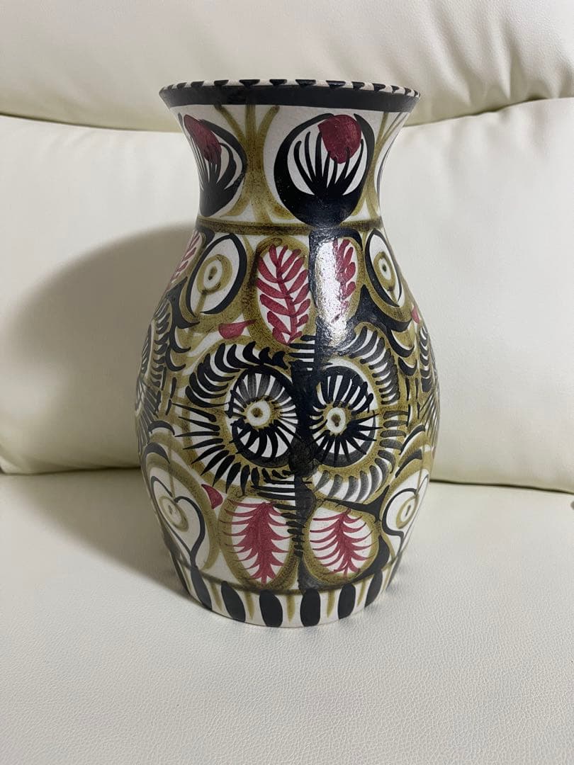 （希少レア）メキシコ・プエブラ　陶器花瓶