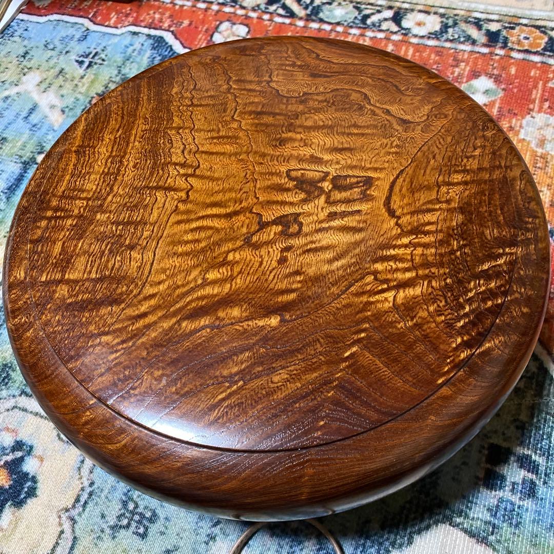 お値下げしました★骨董品★木目最高級品　ケヤキ　茶櫃　ちゃひつ　新品未使用