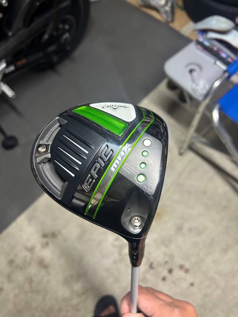 EPIC MAX ドライバー 10.5度 ブラック/グリーン　ヘッドのみ