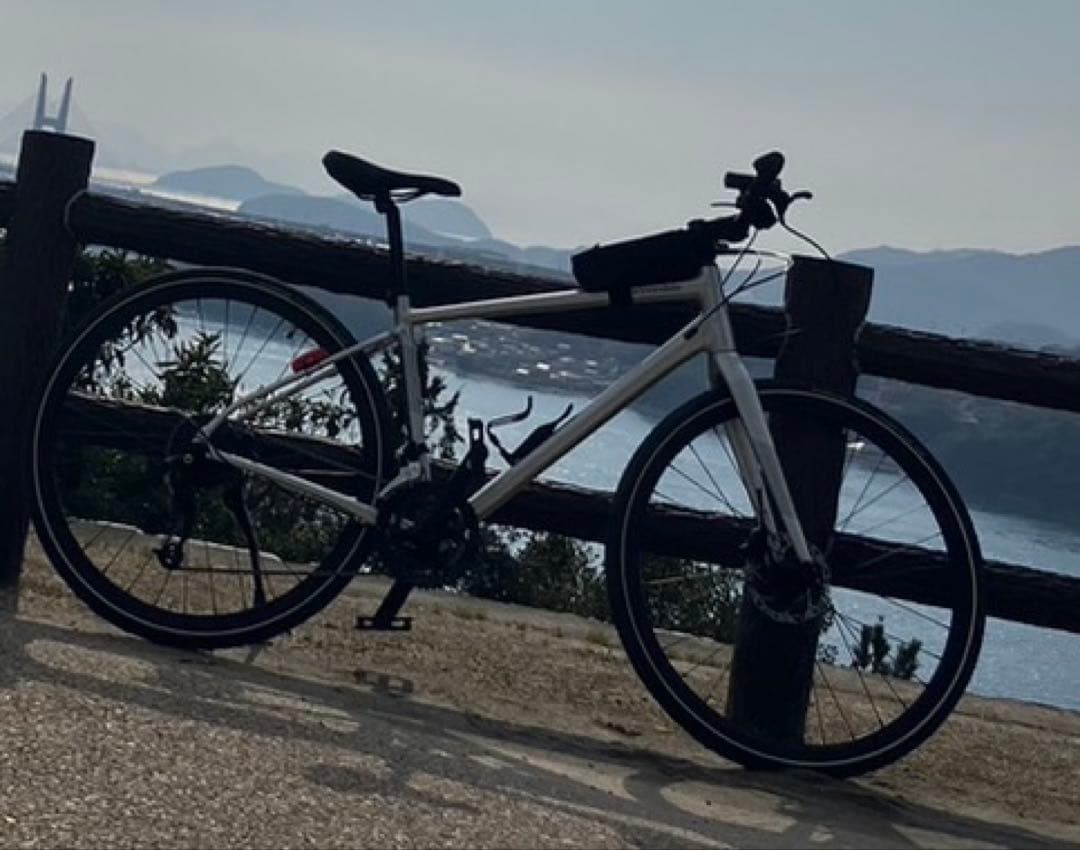 シルバーアルミロードバイク 700C 21段ギア