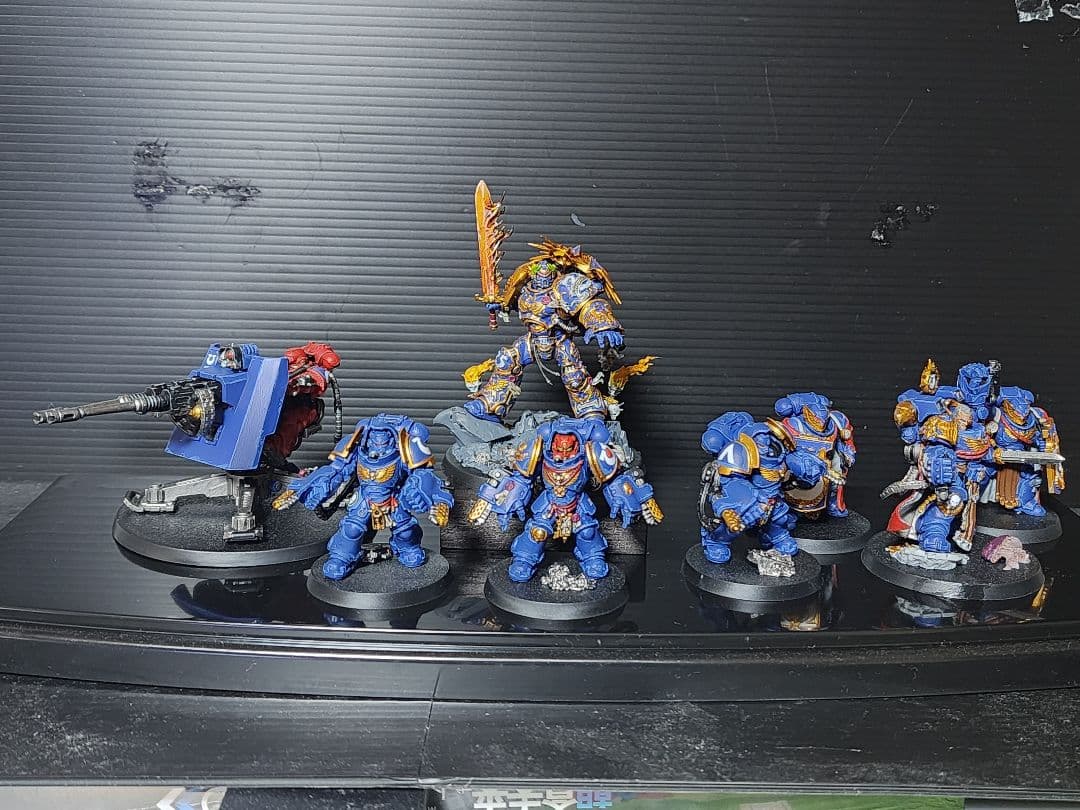 週刊ウォーハンマースペースマリーン全種塗装済み。バラ売り不可。