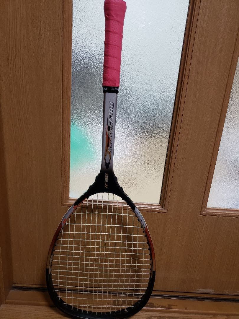 ①レア マッスルパワー7200 ソフトテニス ラケット 軟式