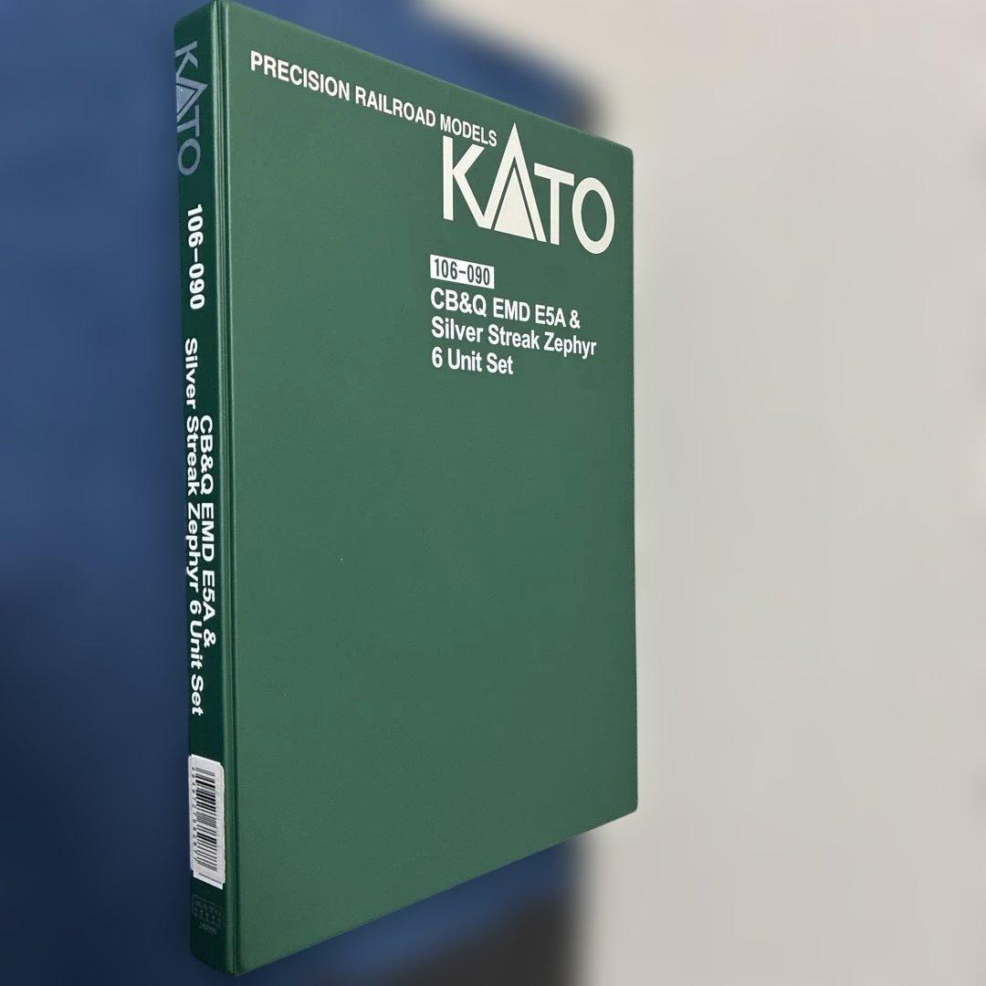KATO CB&Q EMD E5A シルバーストリークゼファー 6ユニットセット