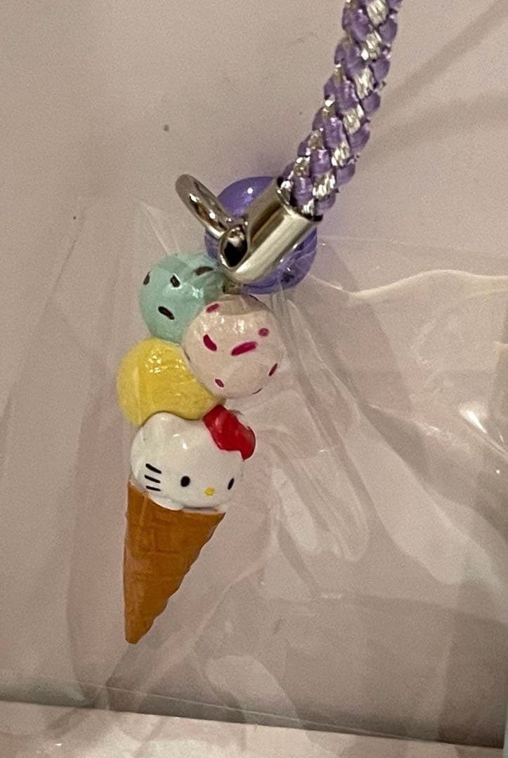 日*1様 ハローキティ 根付 ストラップ　アイスシリーズ　6種