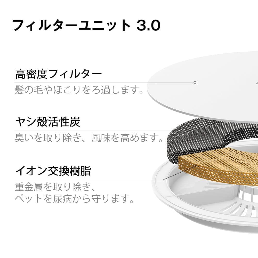☆ペット用 みずのみ器 自動給水器 循環式　自動パワーオフ