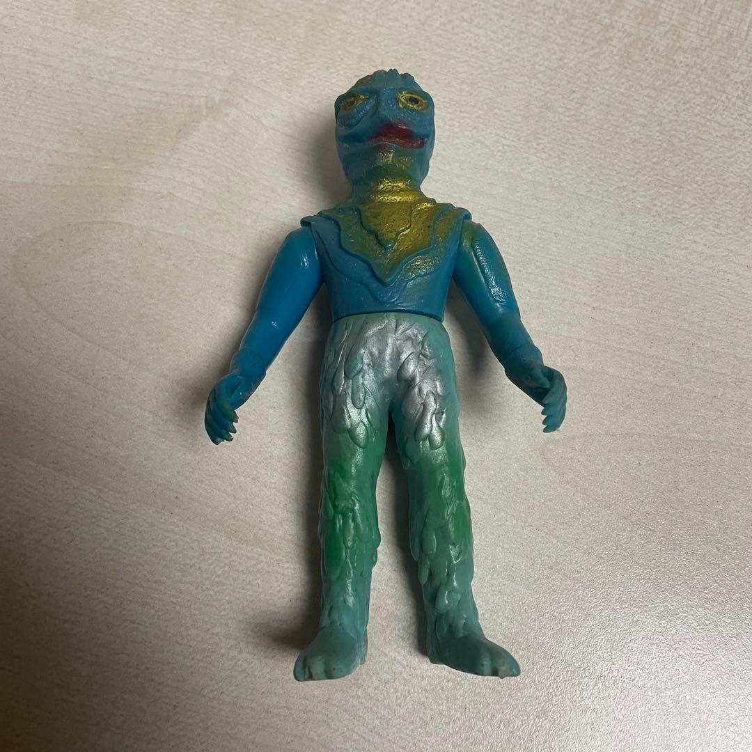 鉄人タイガーセブン　カッパ原人　ソフビ人形