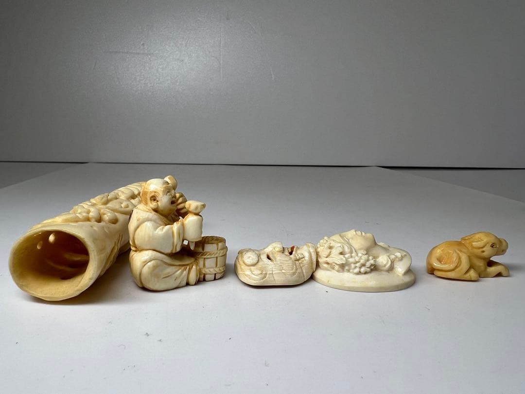 極上　根付など　色々　79g 東K8-0203②