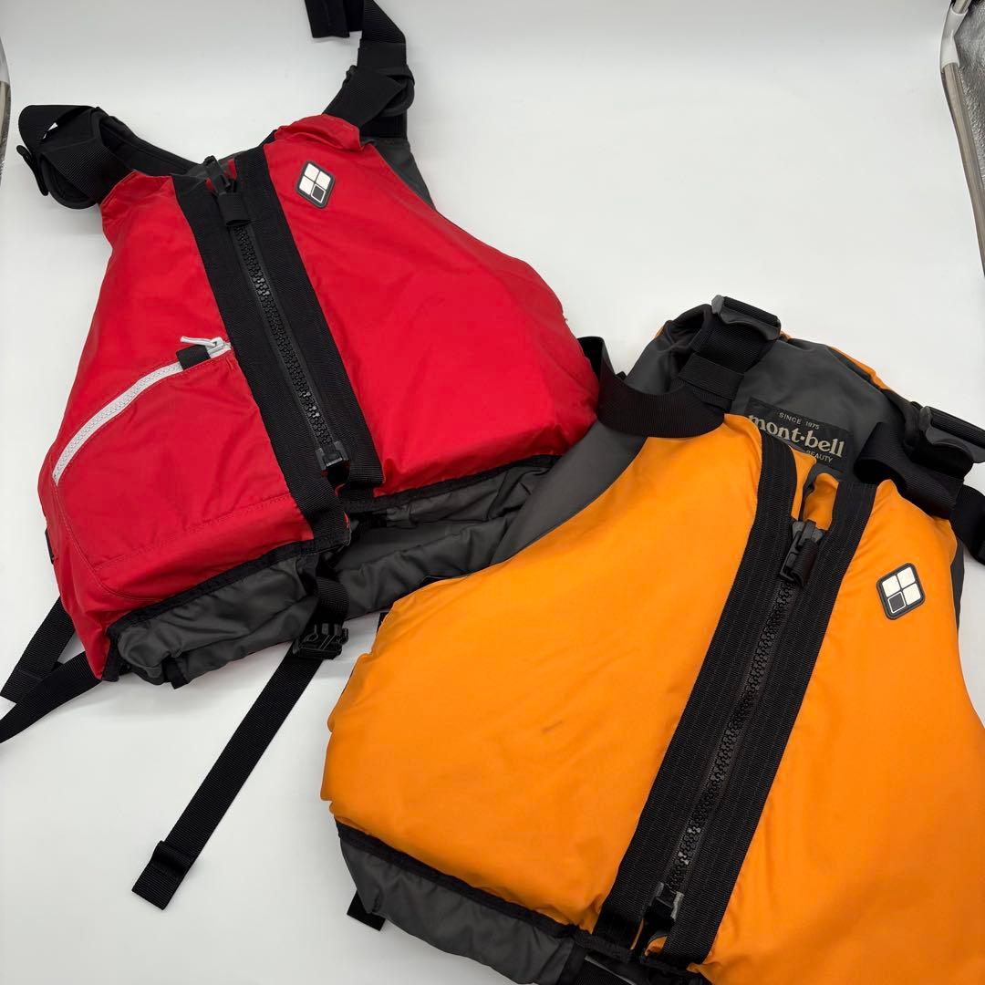 mont-bell ライフジャケット 2個　S/M L/XL 使用回数少なめ
