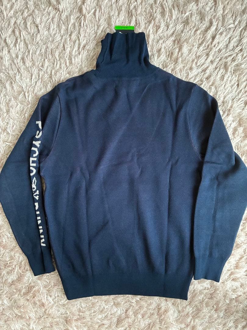 Psycho Bunny ゴルフ　ジャガードタートルセーター　M