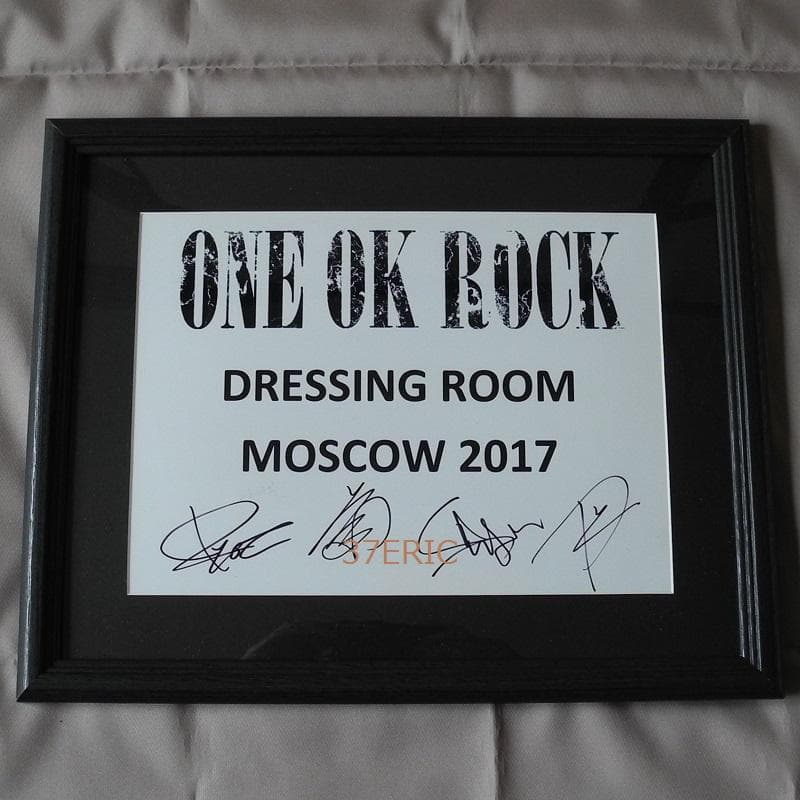 ONE OK ROCK ワンオクロック ワールド・ツアー パス メンバーサイン