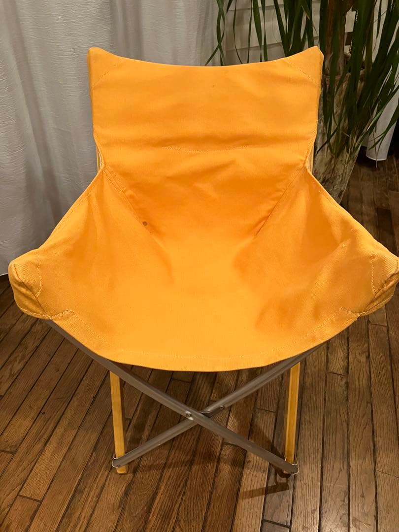  peak 折りたたみキャンプチェア オレンジ