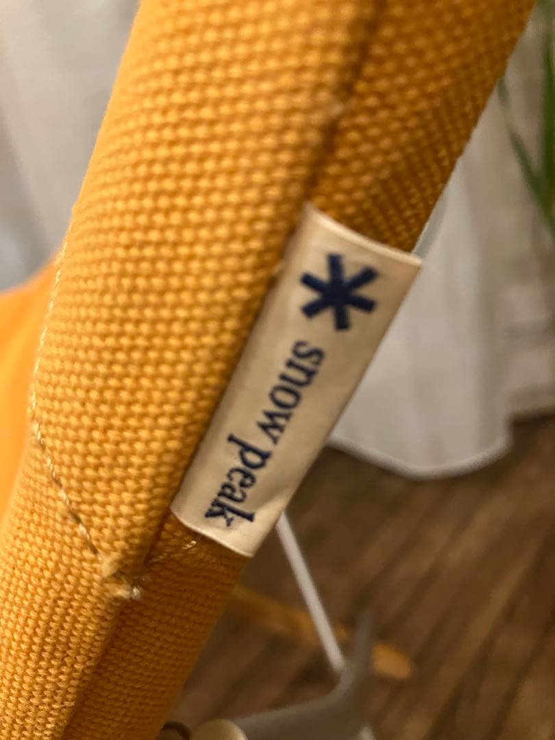  peak 折りたたみキャンプチェア オレンジ