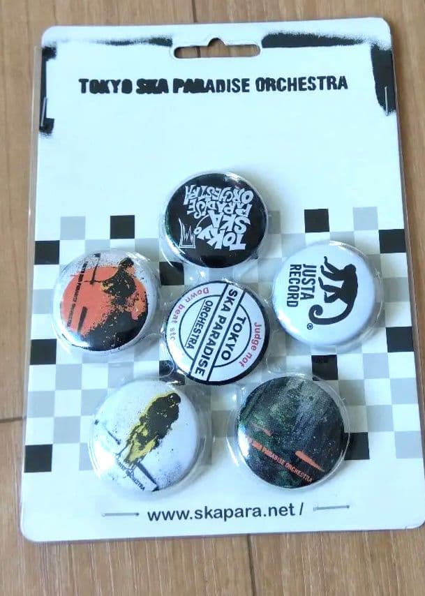 激レア未開封品 2002年ライブグッズ限定品　スカパラ元祖歌モノ三部作缶バッジ