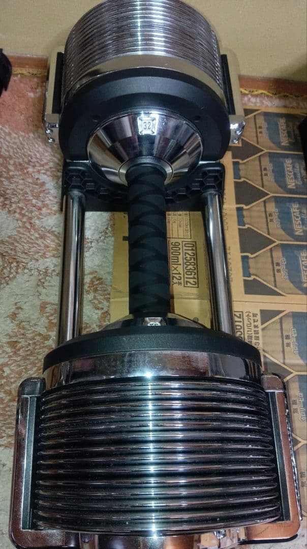 Lysin 可変式ダンベル ライシン メタルダンベル 32kg 1個