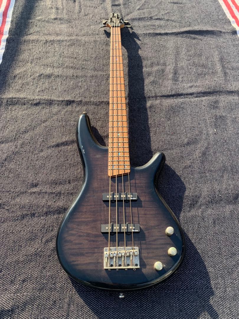 中古アイバニーズIbanez GioジオGSR450エレキベース ブラックグレー