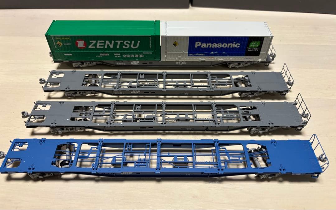 TOMIX HO JR貨車コキ104 コキ106 4両セット
