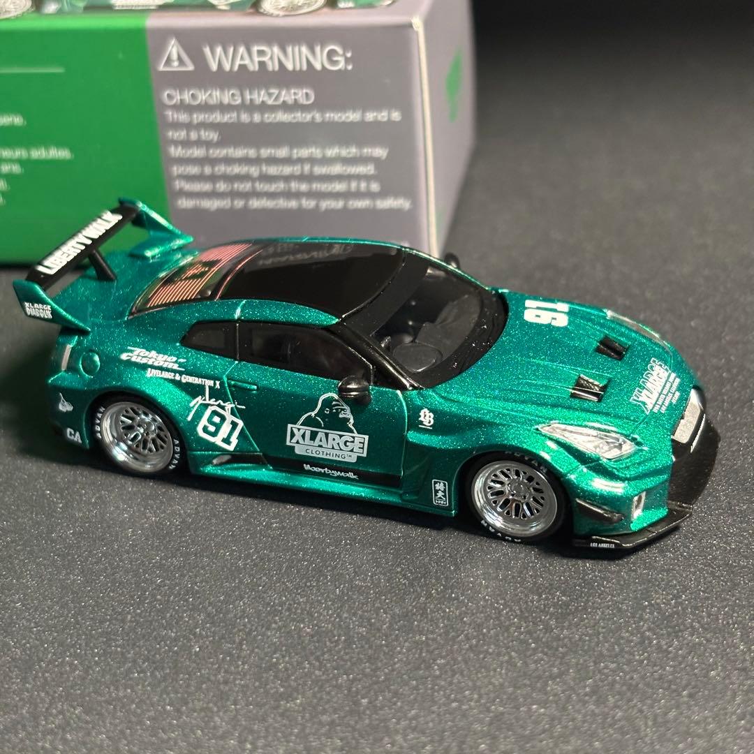 MINIGT LBWK × XLARGE GT NISSAN 35GT 緑