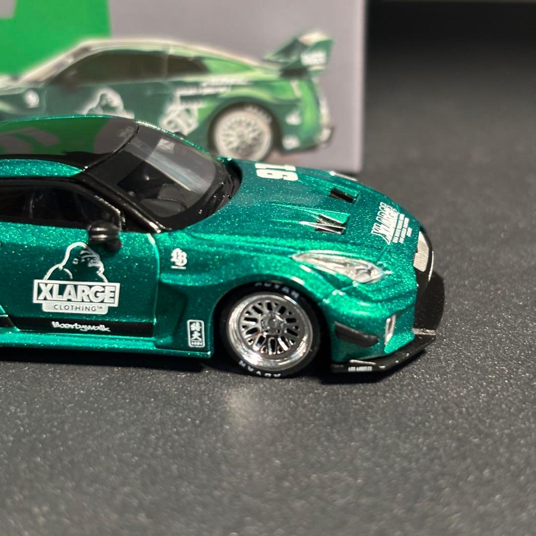 MINIGT LBWK × XLARGE GT NISSAN 35GT 緑
