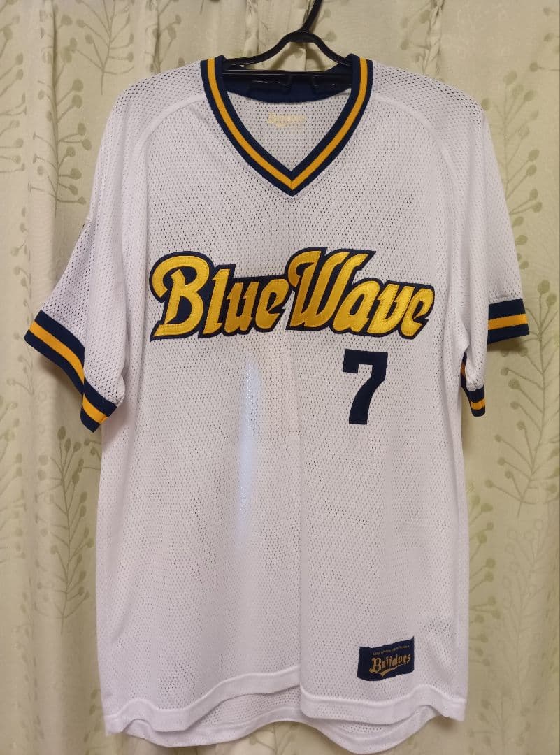オリックスバファローズ　BlueWaveメッシュジャージ　西川