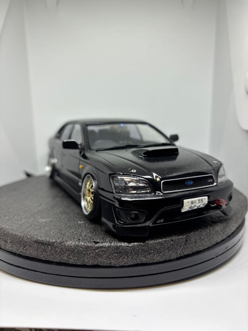プラモデル完成品　フジミ　スバル　レガシィB4RSK 1/24