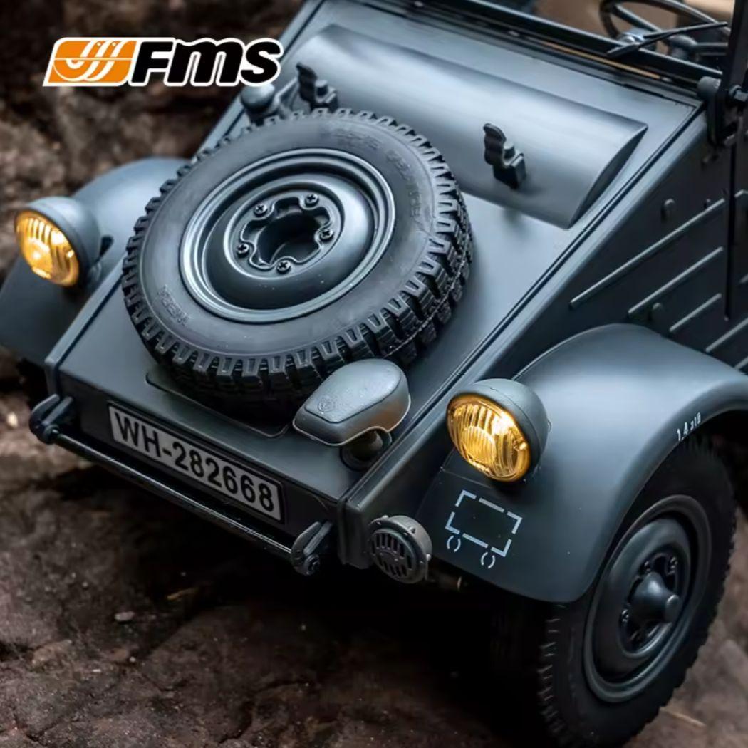 【新品・動作確認済】FMS 1/12 キューベルワーゲン Type82 RCカー