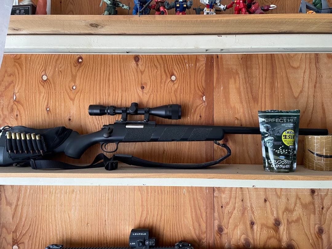 東京マルイvsr-10 スナイパーライフル ブラック スコープ付き