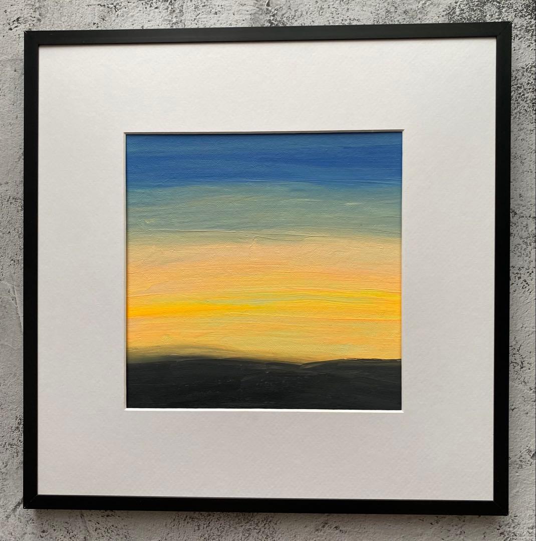 原画/抽象画/モダンアート/現代アート/アクリル画 This monent 海